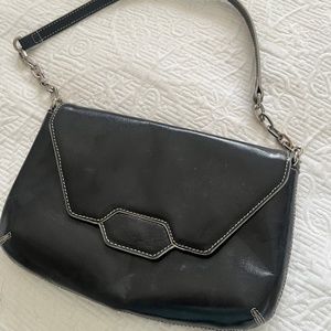 Small Shoulder HOBO bag with silver links